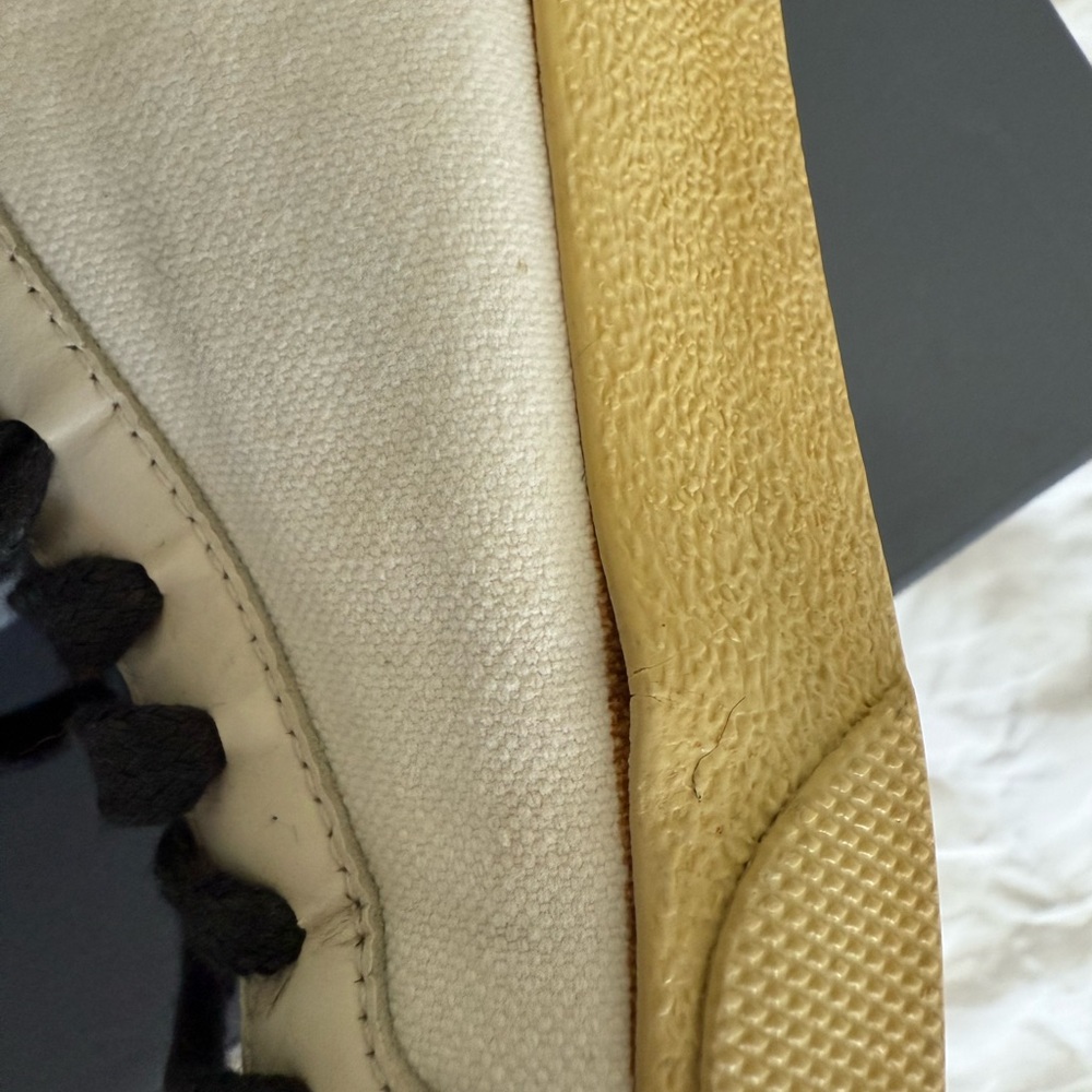 Saint Laurent White and Black Sneakers - Picture 10 of 11